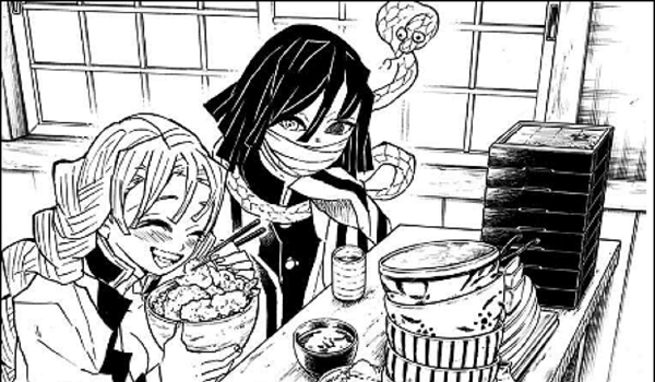 おいしそうにご飯を食べる様子