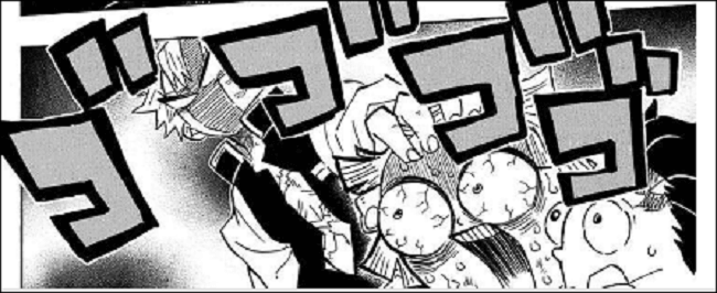 怒る男性と怯える男性