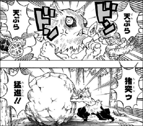 巨石を動かす男性